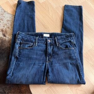 MOTHER The Looker Crop in Flowers From The‎ Storm Jeans  Size 26